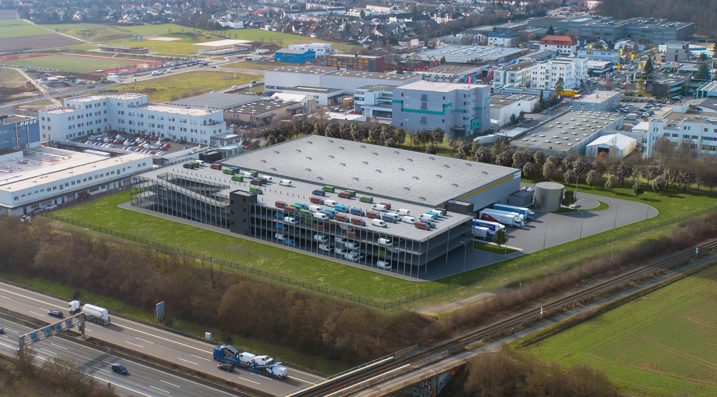 P3 Logistic Parks baut neues Verteilzentrum für Amazon in Friedrichsdorf