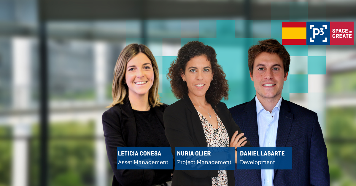 P3 Logistic Parks refuerza su equipo en España con tres nuevas incorporaciones
