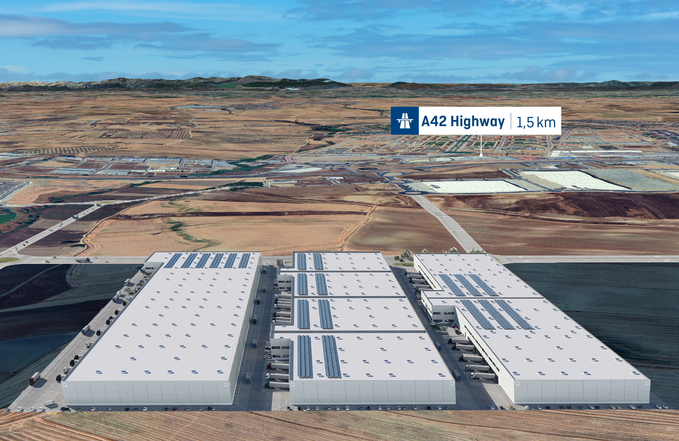 P3 levantará una plataforma logística de hasta 125.000 m² en la nueva Plataforma Central Iberum Norte de Illescas  