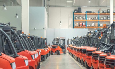 Forklifts from a P3 Park are conquering the world